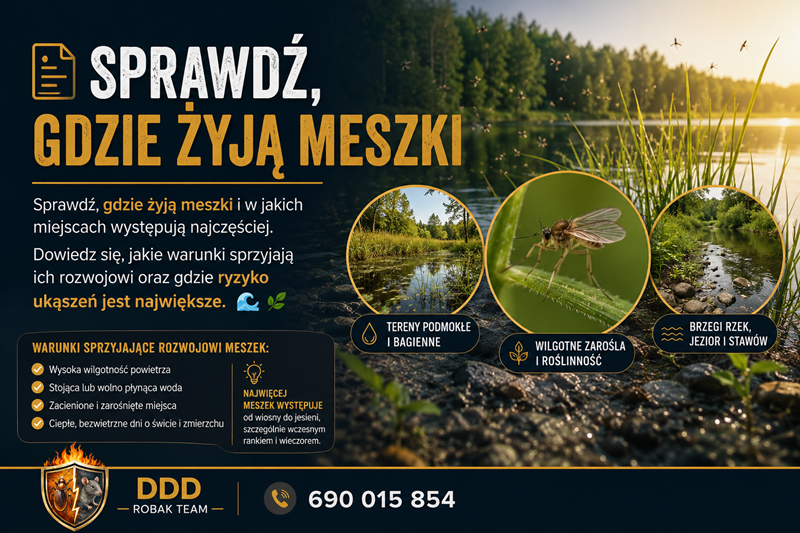 Gdzie żyją meszki