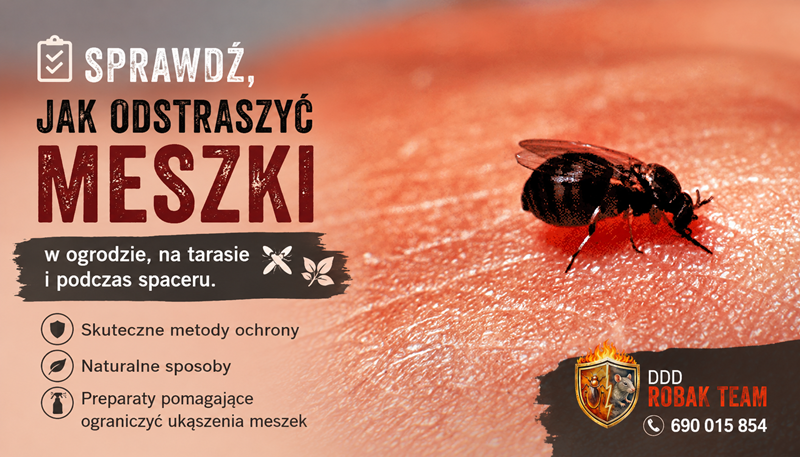 Jak odstraszyć meszki