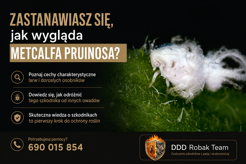 Jak wygląda Metcalfa pruinosa