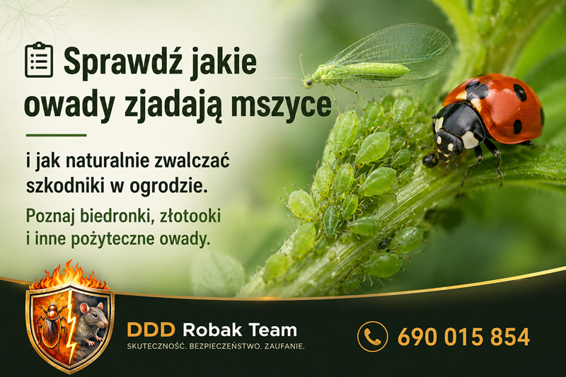 Jakie owady zjadają mszyce