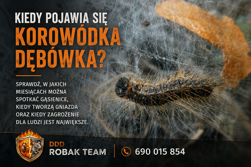 Kiedy pojawia się korowódka dębówka