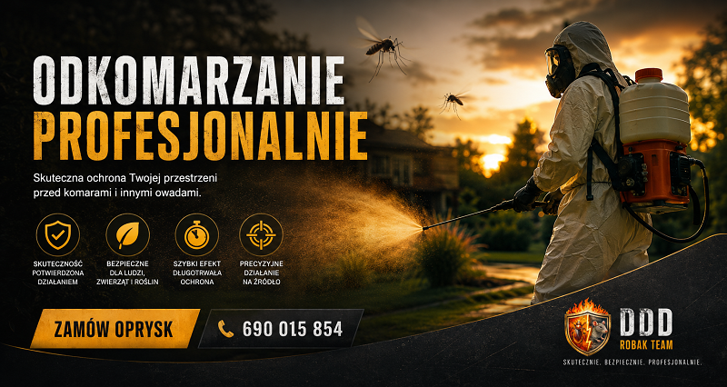 Odkomarzanie ogrodu i posesji – skuteczne zwalczanie komarów