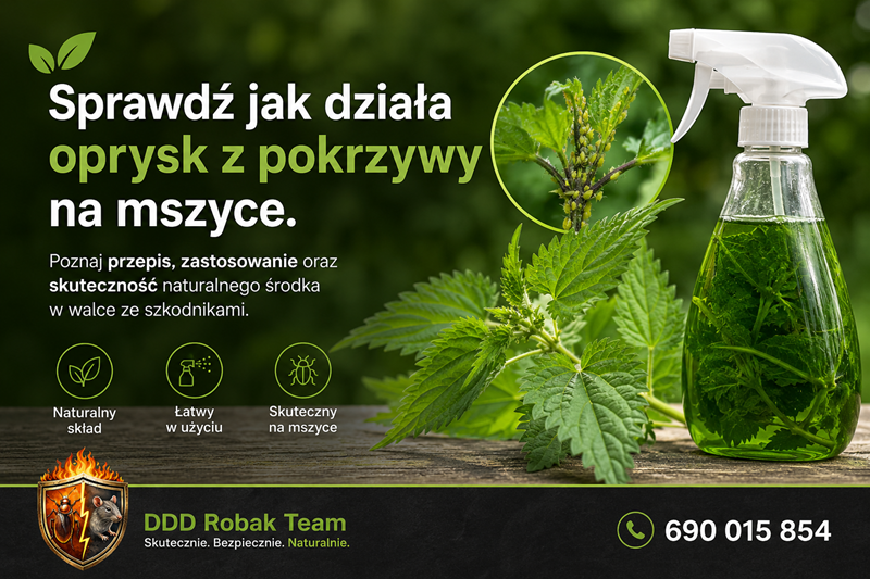 Oprysk z pokrzywy na mszyce