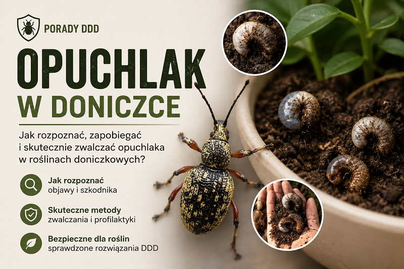 Opuchlak w doniczce