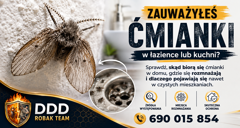 Skąd biorą się ćmianki w domu