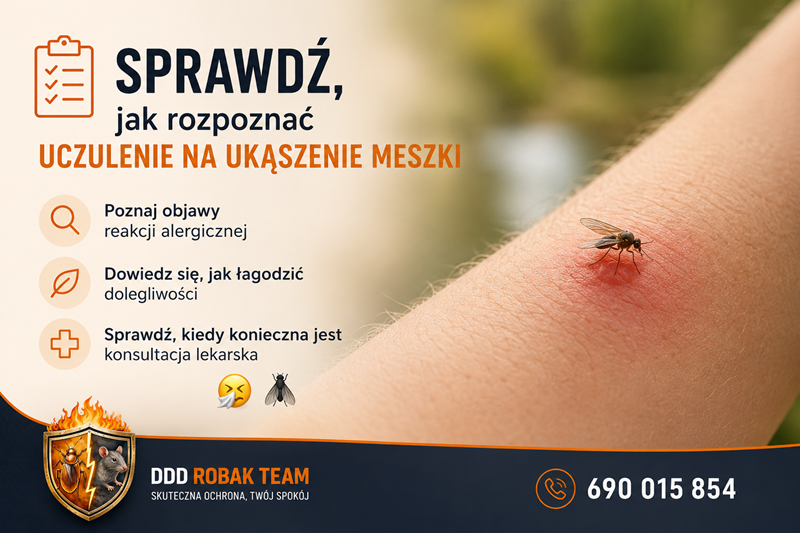 Uczulenie na ukąszenie meszki