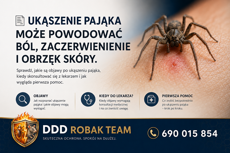 Ukąszenie pająka