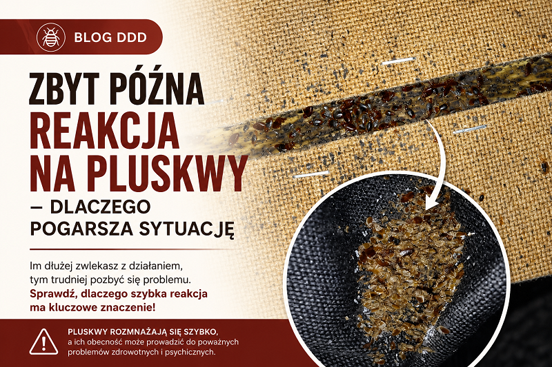 Zbyt późna reakcja na pluskwy