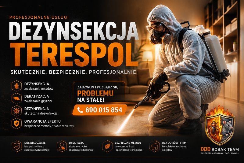 dezynsekcja Terespol pluskwa domowa materac