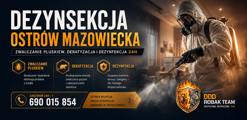 dezynsekcja ostrów mazowiecka