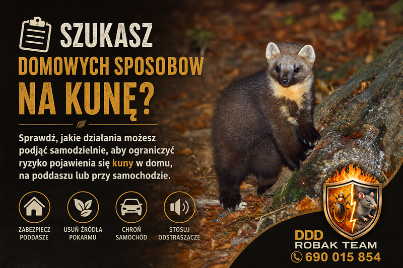 Domowe sposoby na kunę