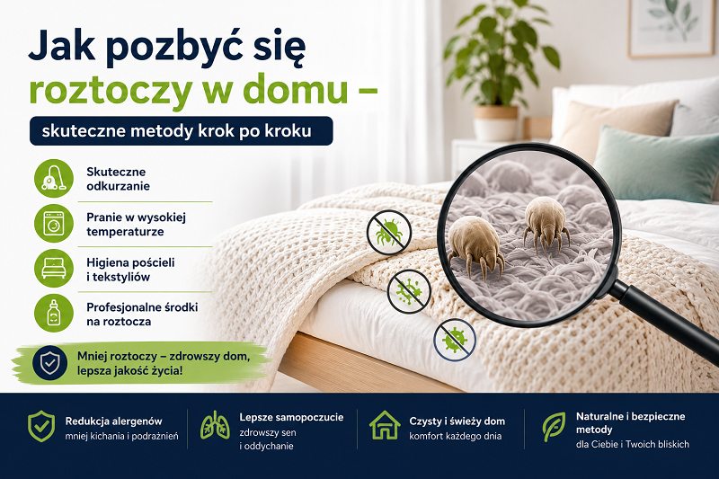 Jak pozbyć się roztoczy