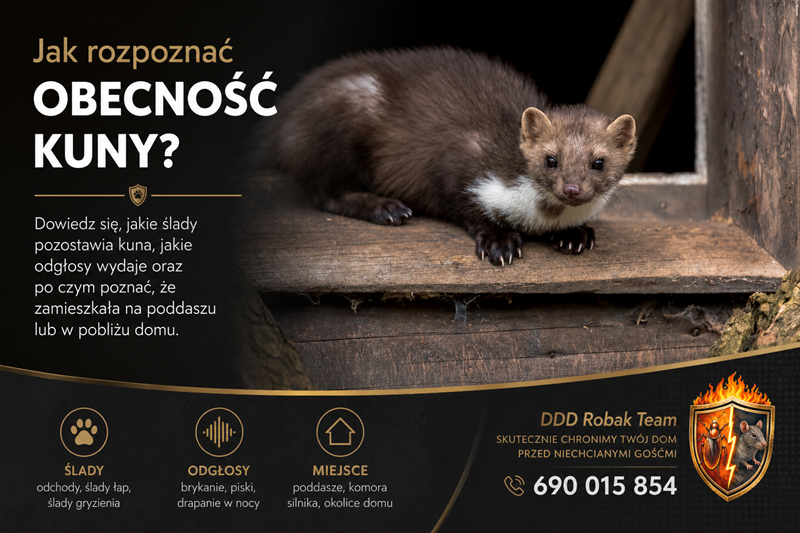 Jak rozpoznać obecność kuny