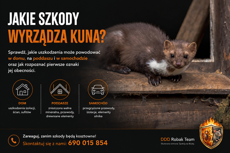 Jakie szkody wyrządza kuna