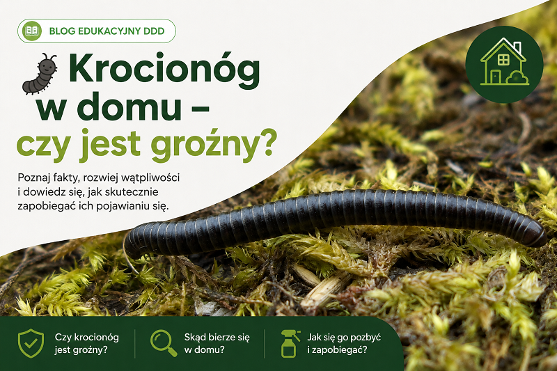 Krocionóg w domu – czy jest groźny