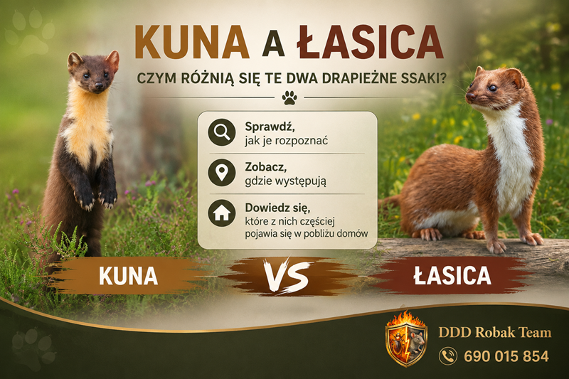 Kuna a łasica – czym się różnią