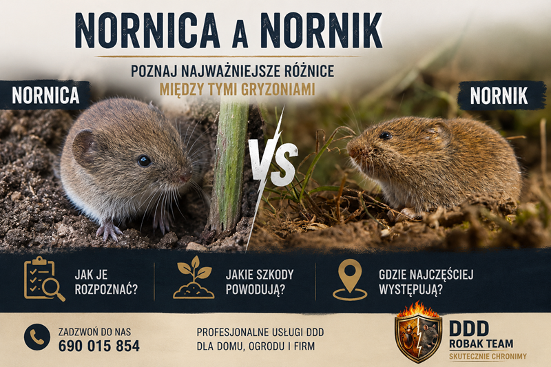 Nornica a nornik – czym się różnią
