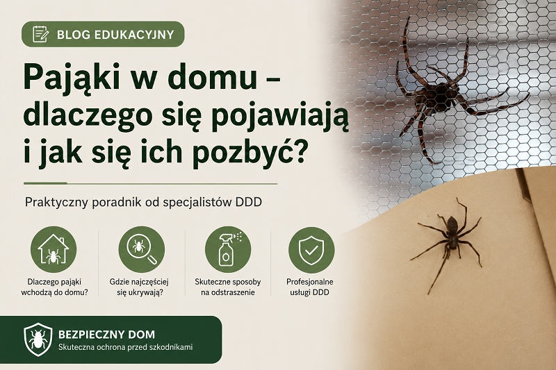 Pająki w domu