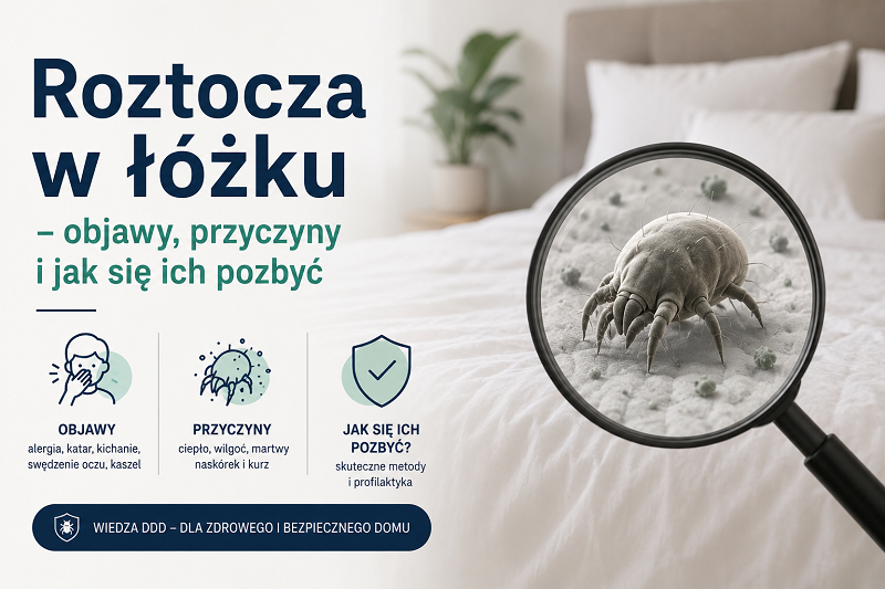 Roztocza w łóżku