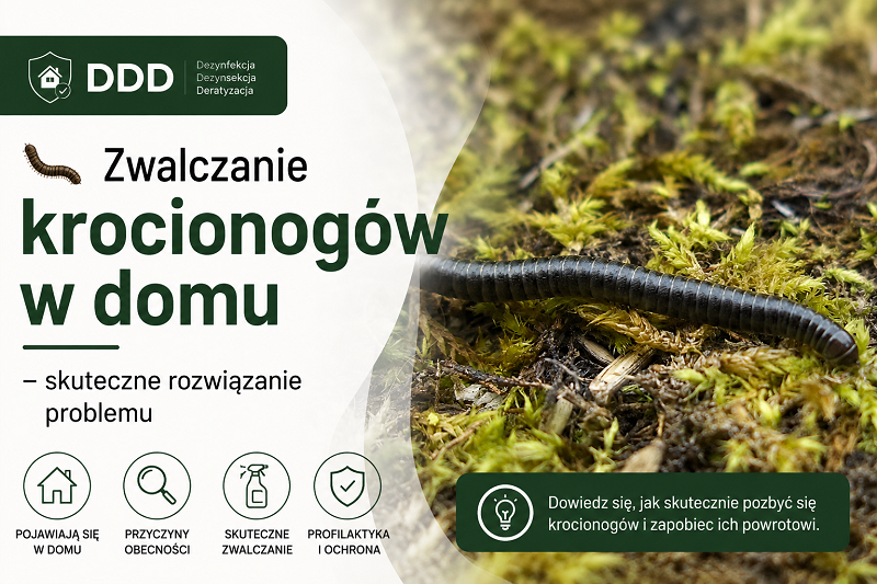 Zwalczanie krocionogów w domu