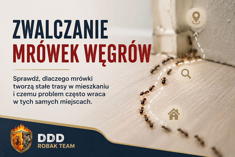 Zwalczanie mrówek Węgrów