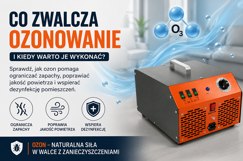 Co zwalcza ozonowanie