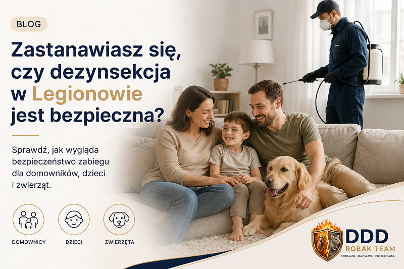 Czy dezynsekcja jest bezpieczna Legionowo