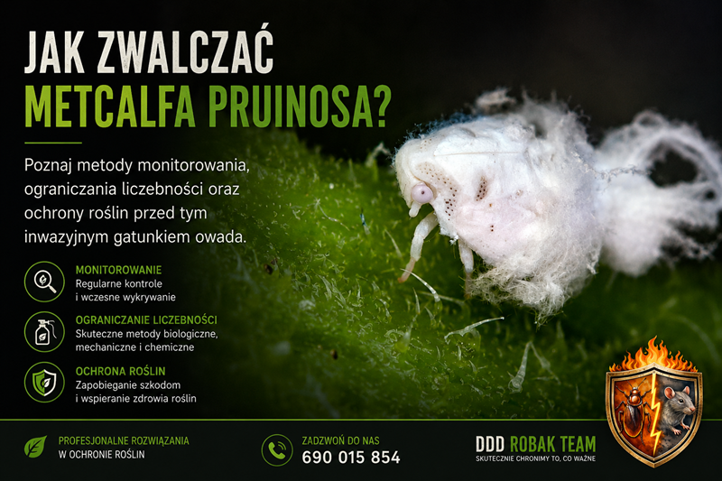 Jak zwalczać Metcalfa pruinosa