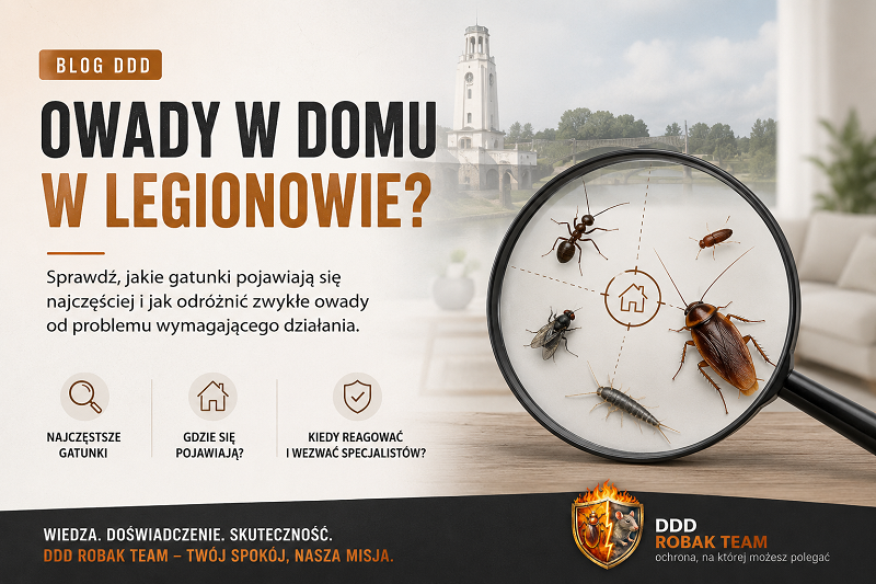 Owady w domu Legionowo