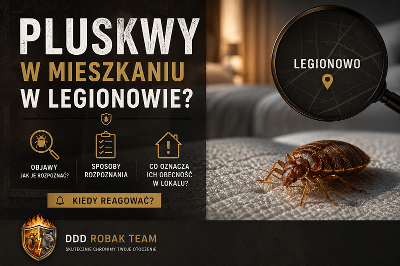 Pluskwy w mieszkaniu Legionowo