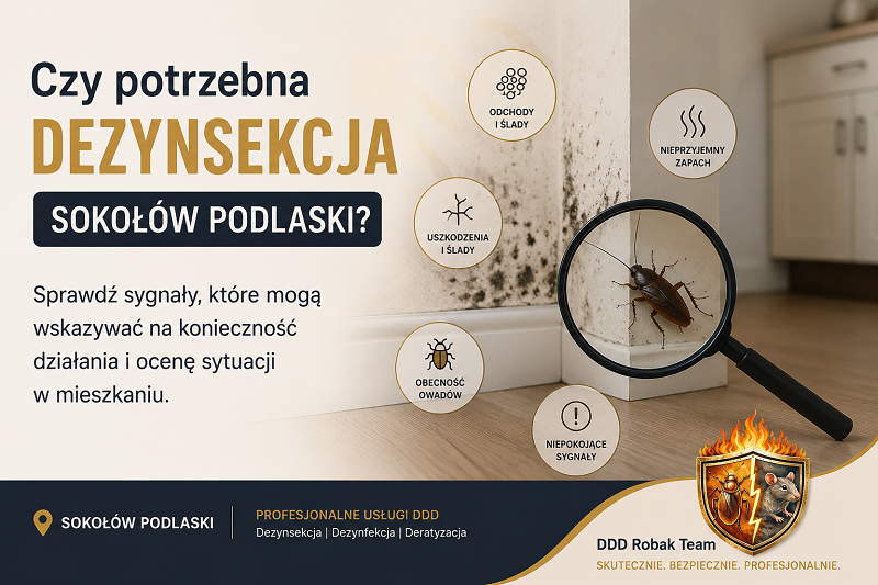 Czy potrzebna dezynsekcja Sokołów Podlaski