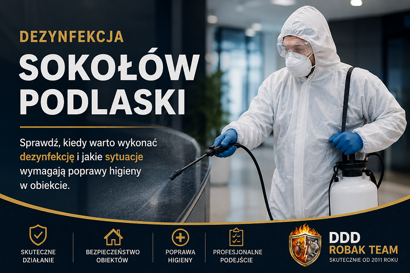 Dezynfekcja Sokołów Podlaski
