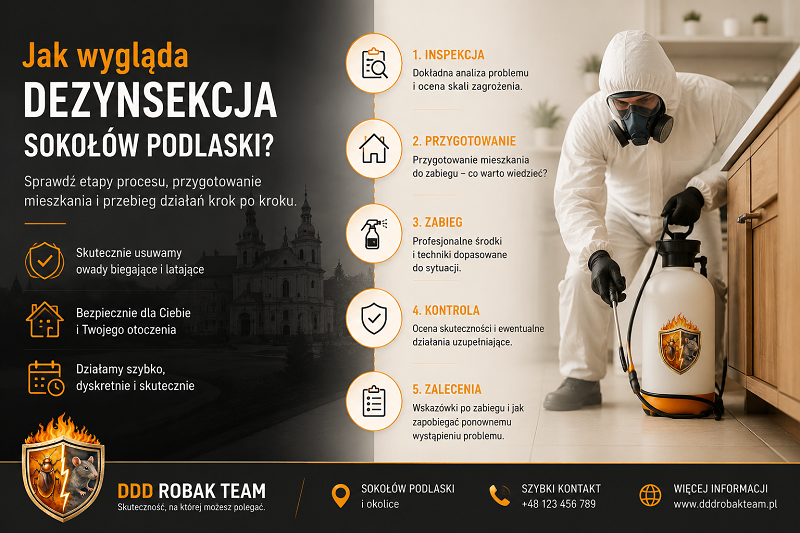 Jak wygląda dezynsekcja Sokołów Podlaski