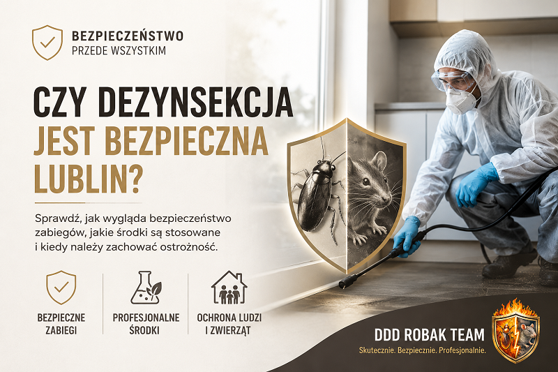 Czy dezynsekcja jest bezpieczna Lublin
