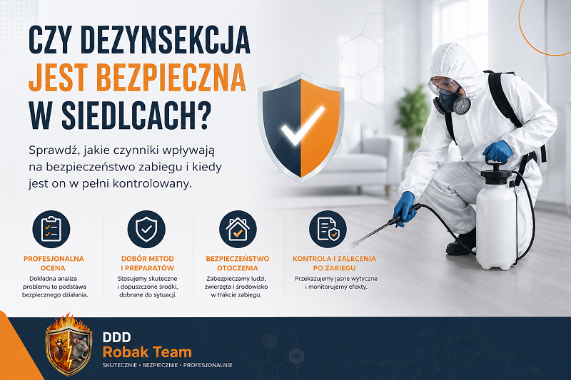 Czy dezynsekcja jest bezpieczna Siedlce