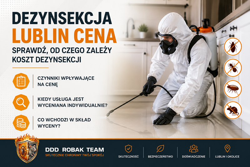Dezynsekcja Lublin cena