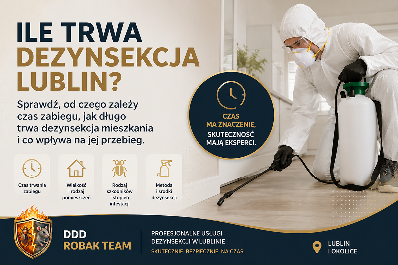 Ile trwa dezynsekcja Lublin