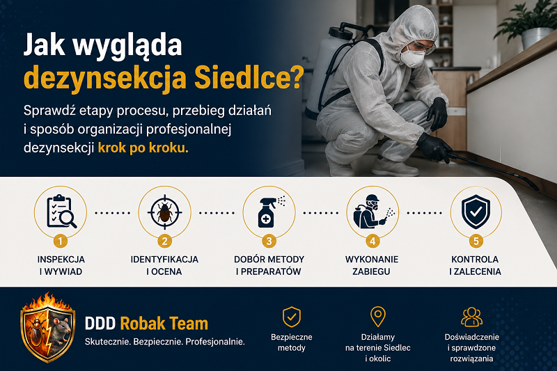 Jak wygląda dezynsekcja Siedlce