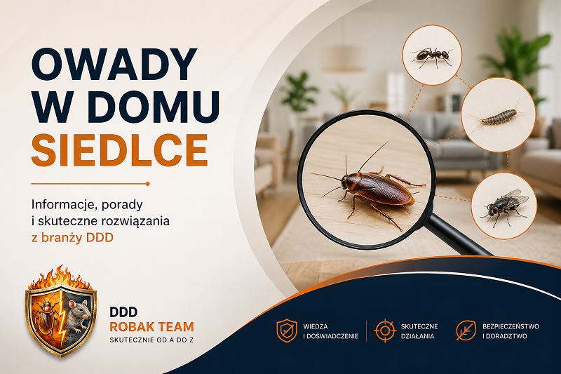 Owady w domu Siedlce