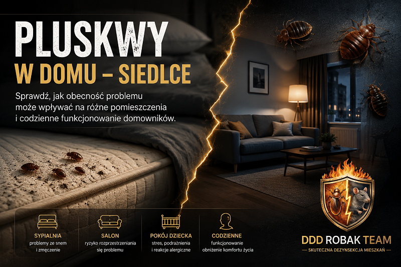 Pluskwy w domu Siedlce