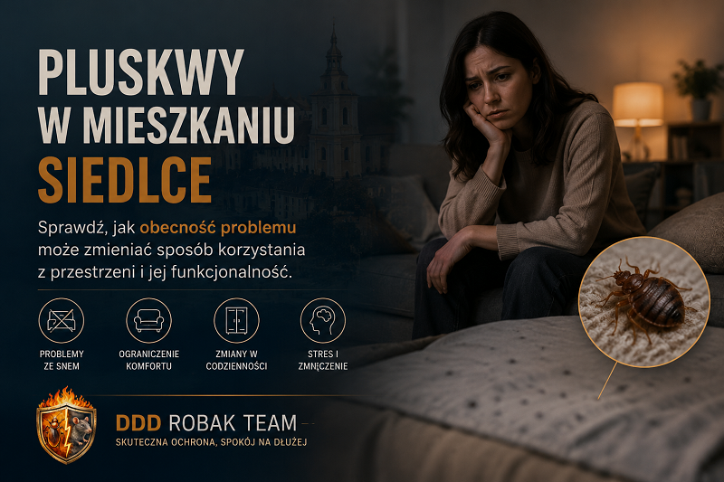 Pluskwy w mieszkaniu Siedlce