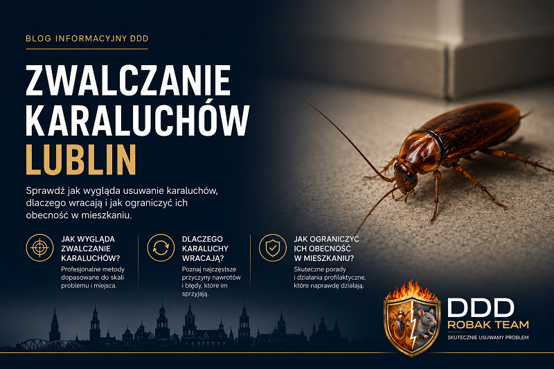 Zwalczanie karaluchów Lublin