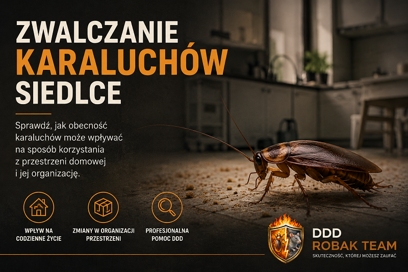 Zwalczanie karaluchów Siedlce