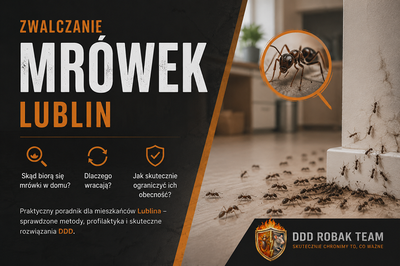 Zwalczanie mrówek Lublin