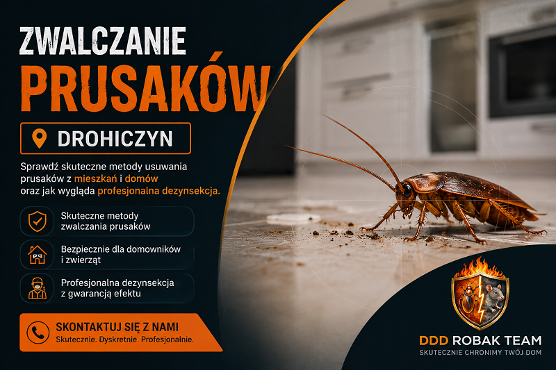 Zwalczanie prusaków Drohiczyn