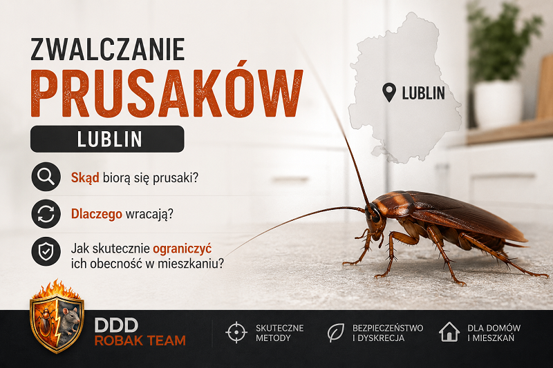 Zwalczanie prusaków Lublin