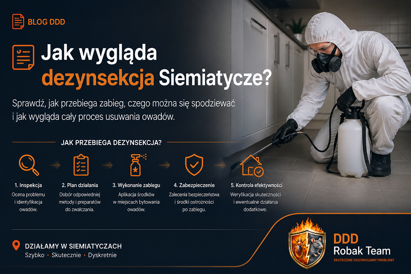 Jak wygląda dezynsekcja Siemiatycze