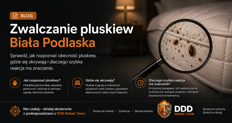 Zwalczanie pluskiew Biała Podlaska
