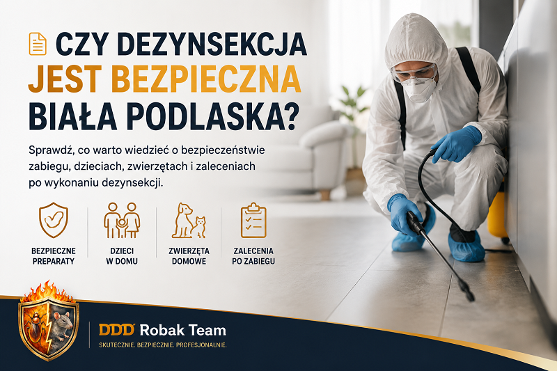 Czy dezynsekcja jest bezpieczna Biała Podlaska